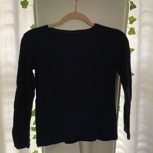 Navy blue Cherokee long sleeved shirt